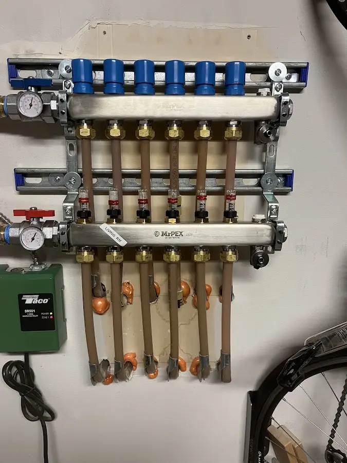 Plumber performing Leak Detection at a residential property in Yucca Valley